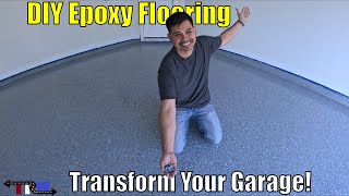 Transform Your Garage DIY Epoxy Floor Installation Its Easier Than You Think [upl. by Phenica47]