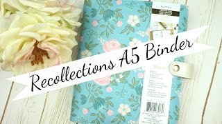 Recollections A5 Planner  New Michaels Planner amp Haul [upl. by Asusej]