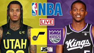 Utah Jazz vs Sacramento Kings NBA Live Scoreboard today 2024 [upl. by Thalassa411]