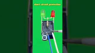 How to Make a Short Circuit Protection Circuit  shorts [upl. by Odnomyar]