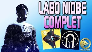 Destiny 2  LABO NIOBE RUN COMPLET  17 Contournement Spectre Exo amp Emblème [upl. by Billi]