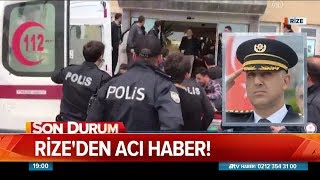 Rize Emniyet Müdürü şehit oldu  Atv Haber 11 Aralık 2018 [upl. by Ymmaj]