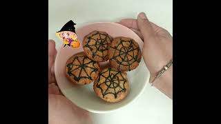 Spooky Banana Spider Muffin Bites A Halloween Treat Kids Trick or Treat  How to make muffins [upl. by Wiatt]