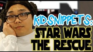 Kid Snippets quotStar Wars  The Rescuequot Imagined by Kids [upl. by Atiuqan]