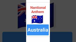 Australia Flag and National Anthem viralvideo shorts video [upl. by Aniratak]