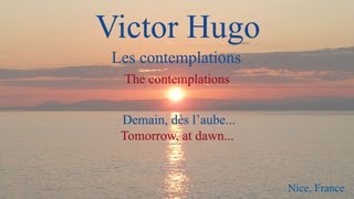 French Poem  Demain dès laube by Victor Hugo  Slow Reading [upl. by Eelrac149]