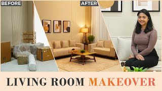 7 Steps to Complete Living Room Makeover in 2023  Living Room Decorating Ideas  Makeover Diaries [upl. by Ettevy]