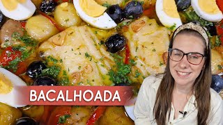 Bacalhau super facil e delicioso no forno [upl. by Zitvaa]