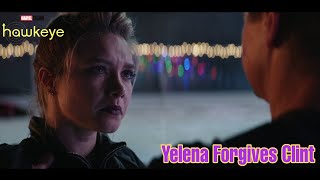 Clint Does The Black Widow Whistle  Yelena Forgives Clint  Hawkeye Episode 6 Finale [upl. by Clarence]