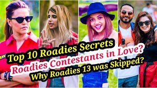 TOP 10 THE MOST AMAZING BEHIND THE SCENES SECRETS amp DRAMA OF ROADIES FROM LAST 17 YEARS [upl. by Boleyn]