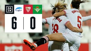 Sevilla FC vs Real Betis Féminas 60  Resumen y goles  Highlights Liga F [upl. by Leizar]