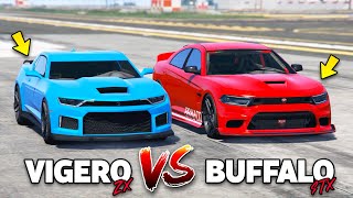 GTA 5 Online VIGERO ZX VS BUFFALO STX WHICH IS FASTEST [upl. by Carlen351]