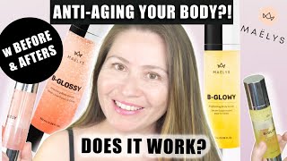 DOES IT WORK MAELYS COSMETICS BGLOSSY amp BGLOWY  30 DAYS RESULTS [upl. by Ynaitirb]