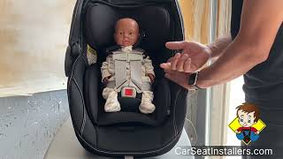 Ultimate Guide Strapping in a Newborn amp Adjusting the Peg Perego Primo Viaggio 435 Infant Car Seat [upl. by Kelsy765]