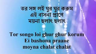 moyna chalak chalak karaoke [upl. by Pincus]