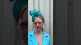 How to wear a percher hat  Holly Young Millinery Spring Summer 2024 [upl. by Aeuhsoj]