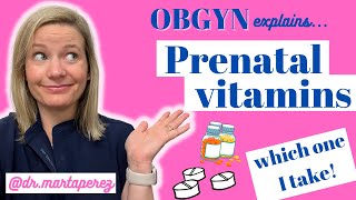 OBGYN Explains Prenatal Vitamins Is there a best prenatal vitamin Important ingredients amp more [upl. by Valera]