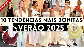 🔴AS 10 TENTÊNCIAS MAIS BONITAS DO VERÃO 2025 LINDA COM A MODA PRIMAVERA VERÃO 2025 [upl. by Rediah86]