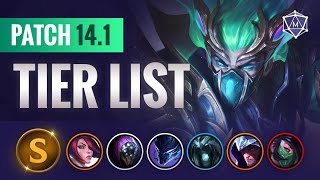 Season 2024 TIER LIST for League of Legends Patch 141 [upl. by Katheryn]