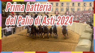 La prima batteria del Palio di Asti 2024 [upl. by Uuge334]