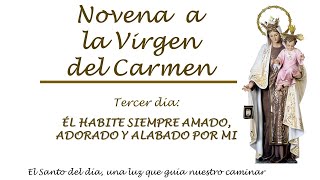 NOVENA A LA VIRGEN DEL CARMEN  TERCER DIA [upl. by Helsa]