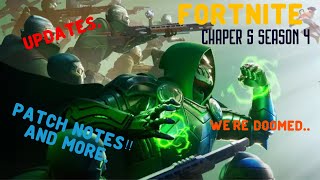 Fortnite Chapter 5 Season 4 Patch Notes and Battle Pass [upl. by Morna]