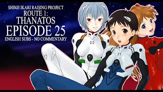 ENG SUB Shinji Ikari Raising Project  Episode 25 THANATOS ROUTE No commentary [upl. by Eednac]