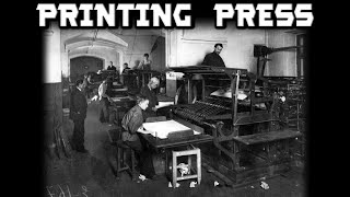 Printing Soviet Newspapers and Books Using a Linotype Machine 1930s Soviet Ukraine [upl. by Kent]