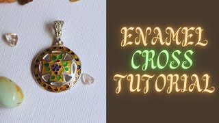 Cloisonné enamel crosses tutorial [upl. by Nrubloc113]