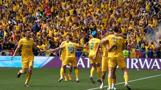 ROMANIA 30 UKRAINE  The Moment Romania Shocks EURO 2024  Highlights amp REZUMAT [upl. by Erik]