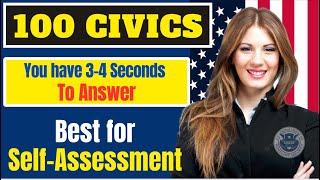 2023 EASY Answer USCIS Official 100 Civics Questions amp Answers for US Citizenship Interview 2023 [upl. by Tena]