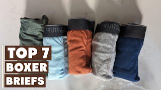 Top 7 Boxer Briefs for Ultimate Comfort amp Style 2024  Mens Underwear Guide [upl. by Berl]