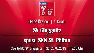 20072019  17 30  SV Gloggnitz SVG  spusu SKN St Pölten SKN  Livestream [upl. by Torp]