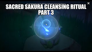 Sacred Sakura Cleansing Ritual part 3  Genshin Impact [upl. by Nilyahs]