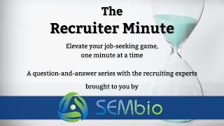 The Recruiter Minute Ep 15 What Does Travel Mean to You [upl. by Rafaela13]