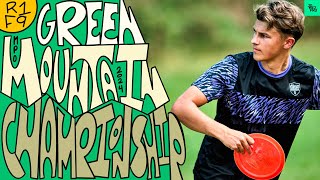 2024 Green Mountain Championship  MPO R1F9  Wysocki Heimburg Buhr Anttila  Jomez Disc Golf [upl. by Aicenra]