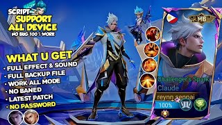 NEW Script Skin Claude M6 Challenges Spark No Password Full Effect amp Sound Latest Patch [upl. by Nea358]