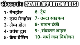 सीवर उपांग सीवर साज सामान मैनहोलlamp hole sewer appurtenances catch basin plumbing services [upl. by Nyllek]