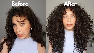 3 EASY STEPS TO REFRESH CURLS IN THE MORNING  Fix frizz the next day [upl. by Ioves590]