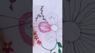 Embroidery Flower Designs Hand stitching Ideas by handiworks  Embroidery Flower kaise banate hain [upl. by Alida]