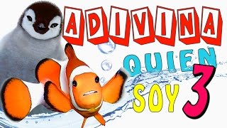 ADIVINA QUIEN SOY 3  VÍDEOS EDUCATIVOS PARA NIÑOS  LOS ANIMALES EN ESPAÑOL de 3 a 4 años [upl. by Milas]