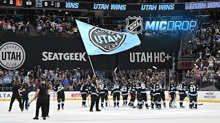 Utah Hockey Clubs HISTORIC NHL Debut  NHL Mic Drop [upl. by Oiceladni376]