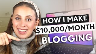 How To Start a Blog in 2024  How I make over 10000 a Month Blogging [upl. by Sirovart]