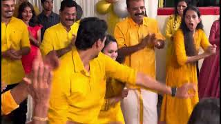 VNhaldi punjabi rab rab rab wedding mallu shankarmahadevan song dance groom family [upl. by Eedebez]