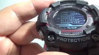 GPRB10001JR CASIO 2018 GSHOCK Rangeman GPS Mens Watch GPRB10001 [upl. by Atsugua]