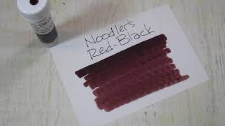 Noodlers RedBlack writing sample [upl. by Bate647]