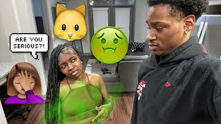 TELLING MY GF HER KITTY STINKS AFTER WE DID IT MUST WATCH [upl. by Laresa]