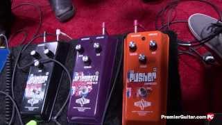 NAMM 14  Rotosound 1960s Fuzz Reissue Wobbler Tremolo King Henry Phaser Demos [upl. by Tenom]