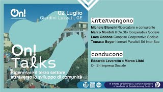 OnTalks  Rigenerare il terzo se ore a raverso lo sviluppo di comunità [upl. by Py]