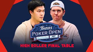 Texas Poker Open High Roller Highlights with Clemen Deng amp Andrew Lichtenberger [upl. by Esineg2]